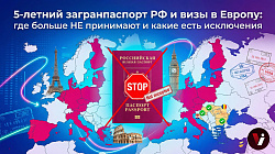С 1 октября – уже 15 стран: куда не пустят с пятилетним загранпаспортом.